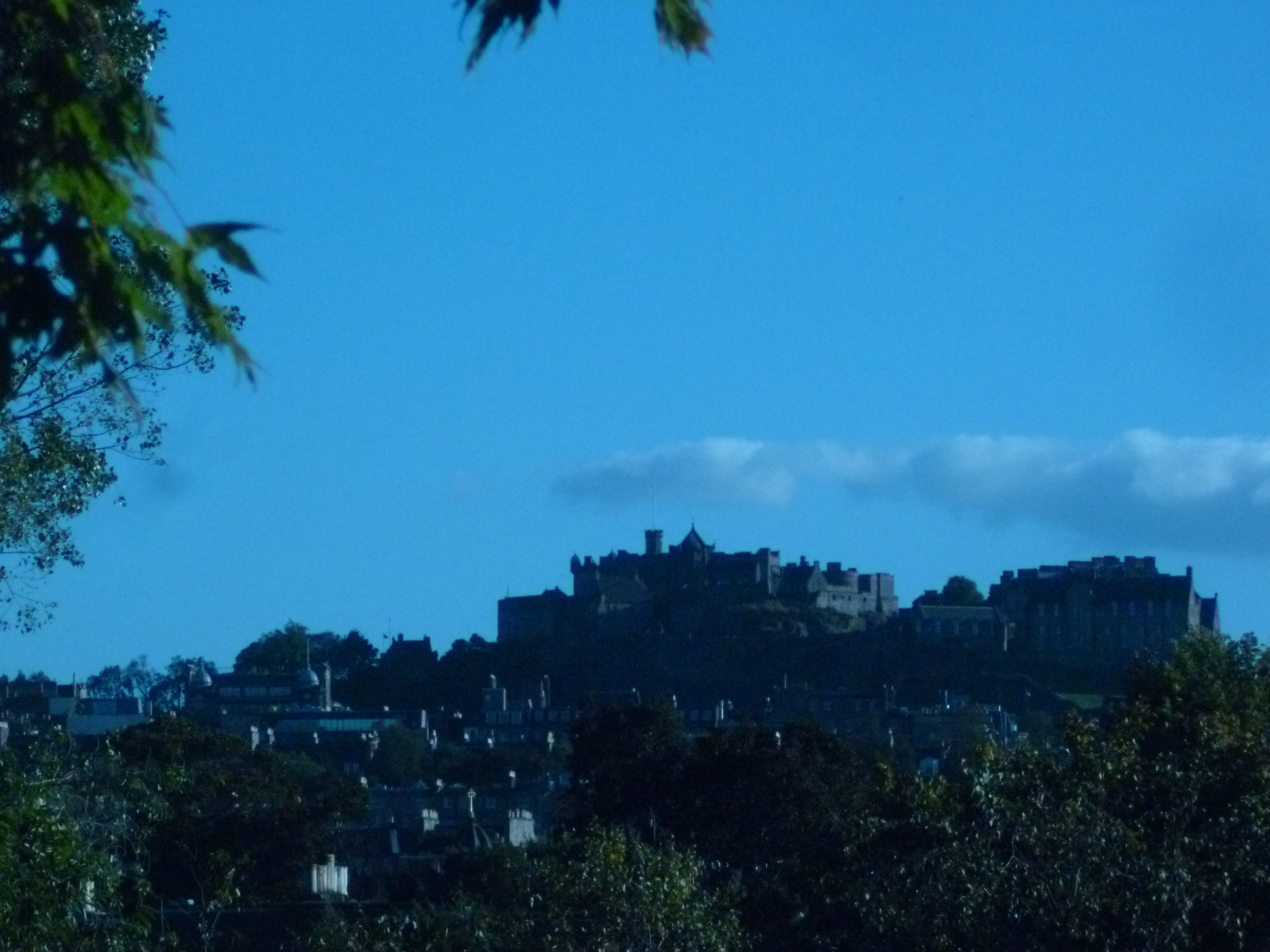 Le fameux château, symbole de la ville d'Edimbourg